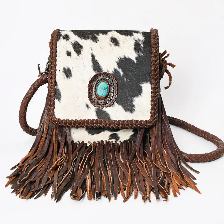 Bronco Babe Fringe Messenger Bag