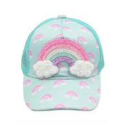Girls Rainbow Trucker Hat