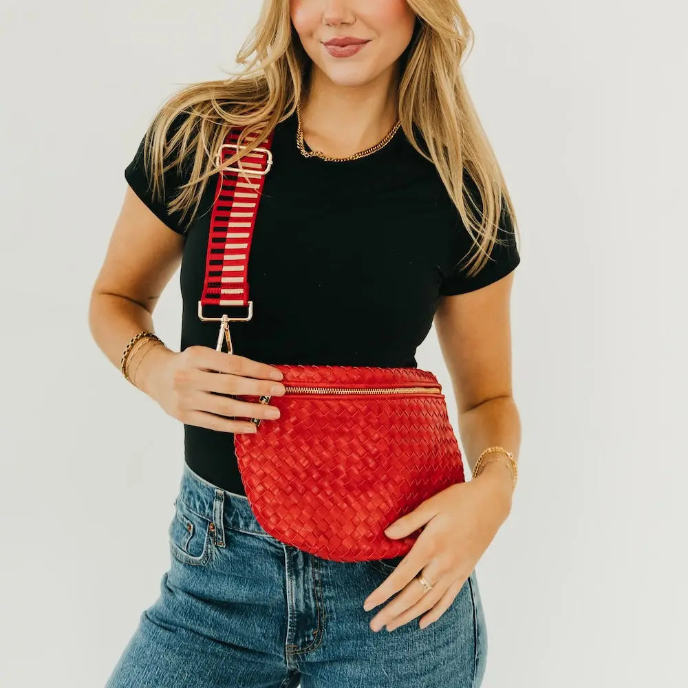 Westlyn Ruby Woven Bum Bag