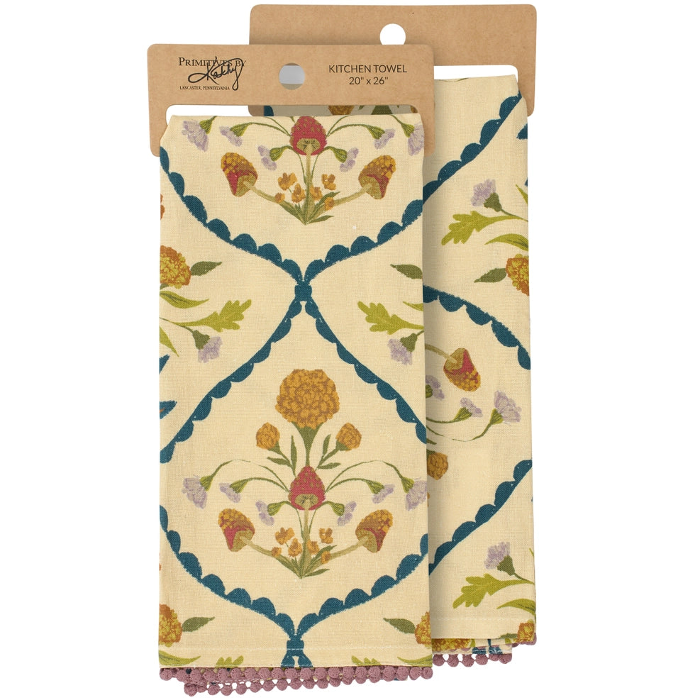 Folk Diamond Kitchen Towel