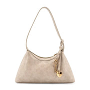 Kaitlyn Beige Heart Lock Purse