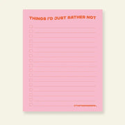 Things I'd Rather Not Notepad