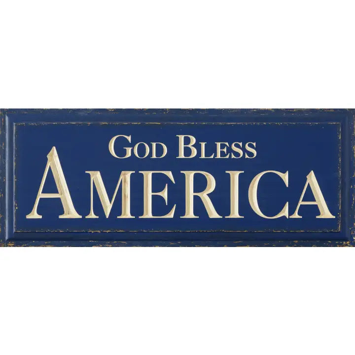 God Bless America Sign