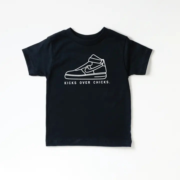 Kid's Kicks Over Chicks Tee