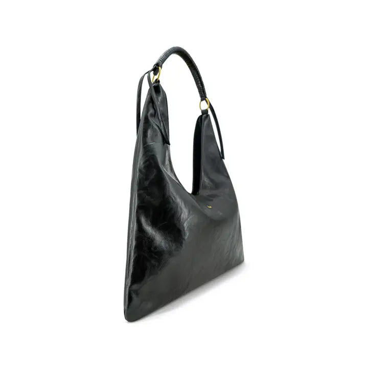Soho Black Slouchy Bag