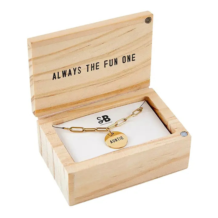 Auntie Necklace In Box