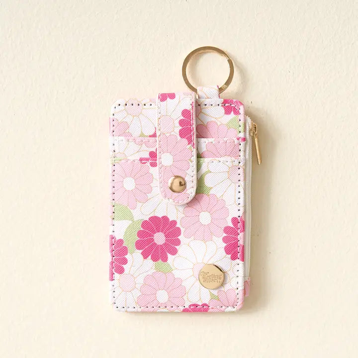 Daisy Craze Hot Pink Keychain Wallet