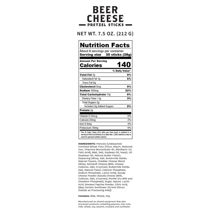 Beer Cheese Seasoned Pretzels
