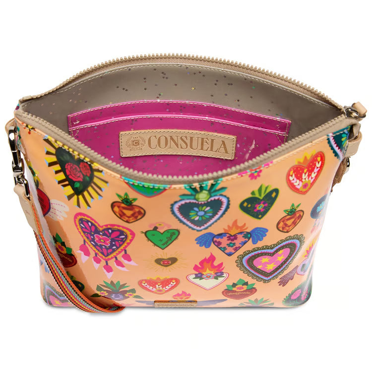 Peach Downtown Crossbody