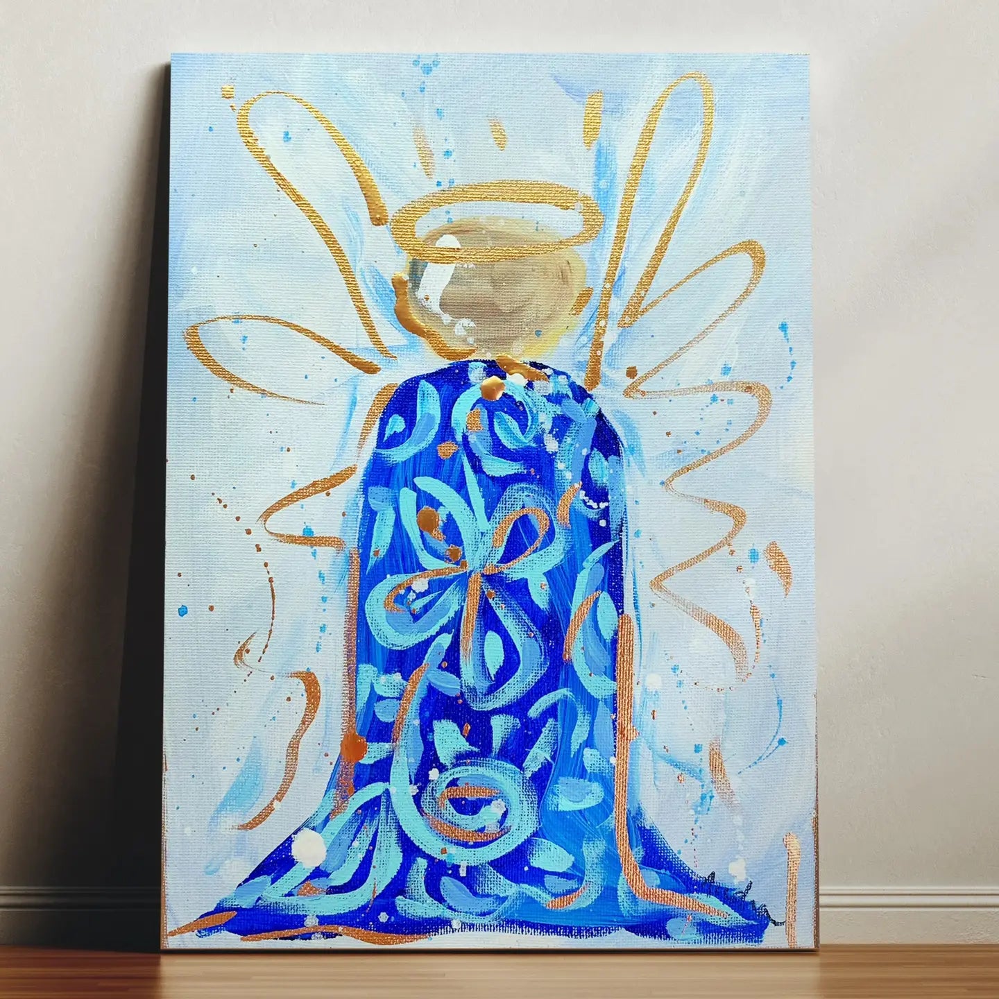 Blue Angel Canvas Art - Final Sale!