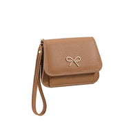 Little Bow Wristlet - Tan