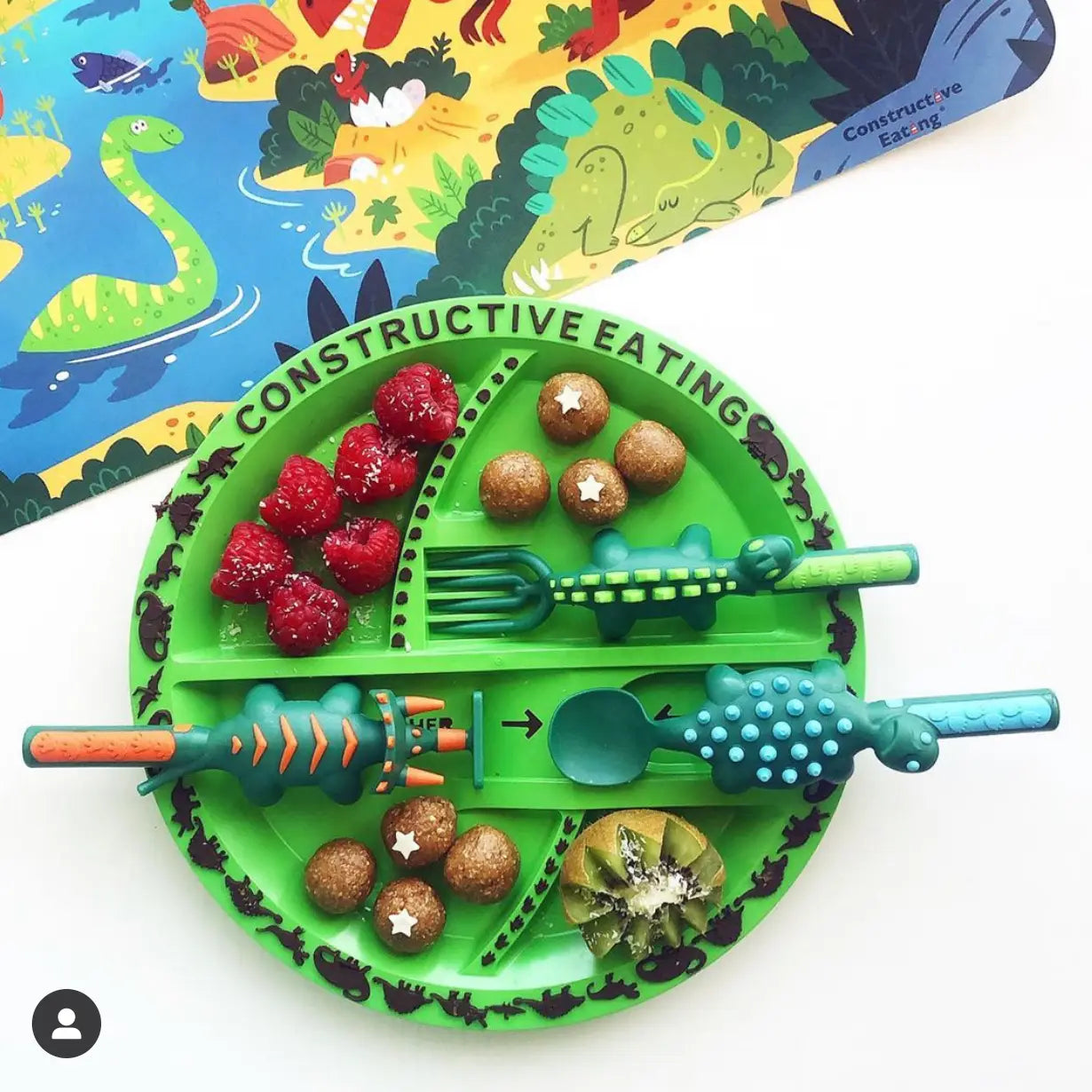 Dino 3pc Utensils