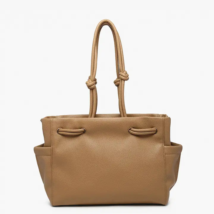 Skylar Sand Knotted Tote