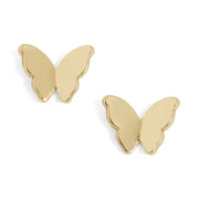 Gold Butterfly Studs