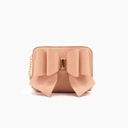 Chloe Bright Peach Mini Bow Crossbody