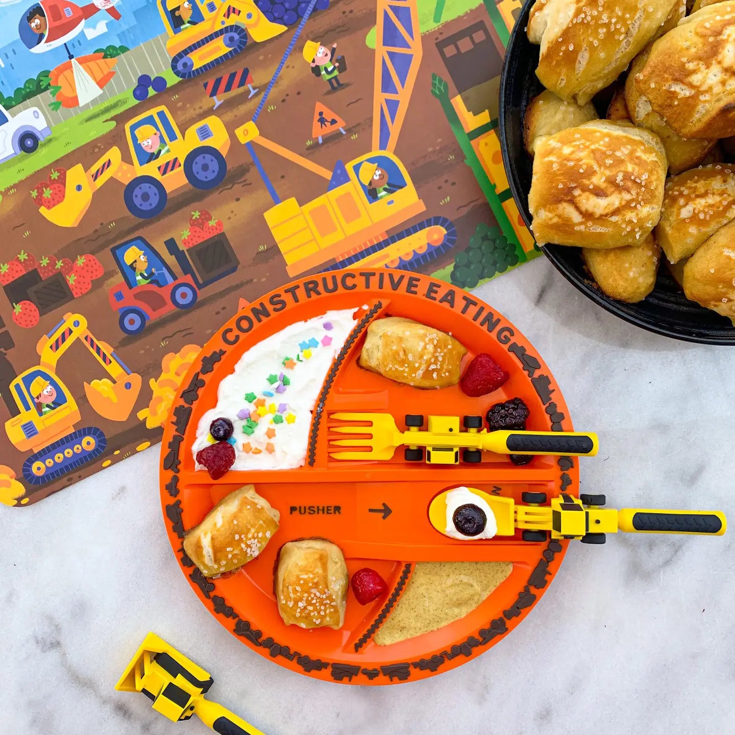 Construction 3pc Utensils