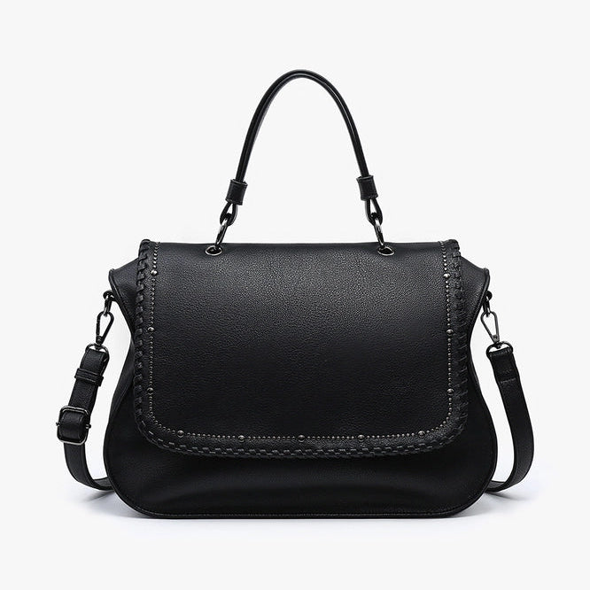 Cricket Black Studded Hobo