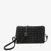 Riley Black Puffer Crossbody