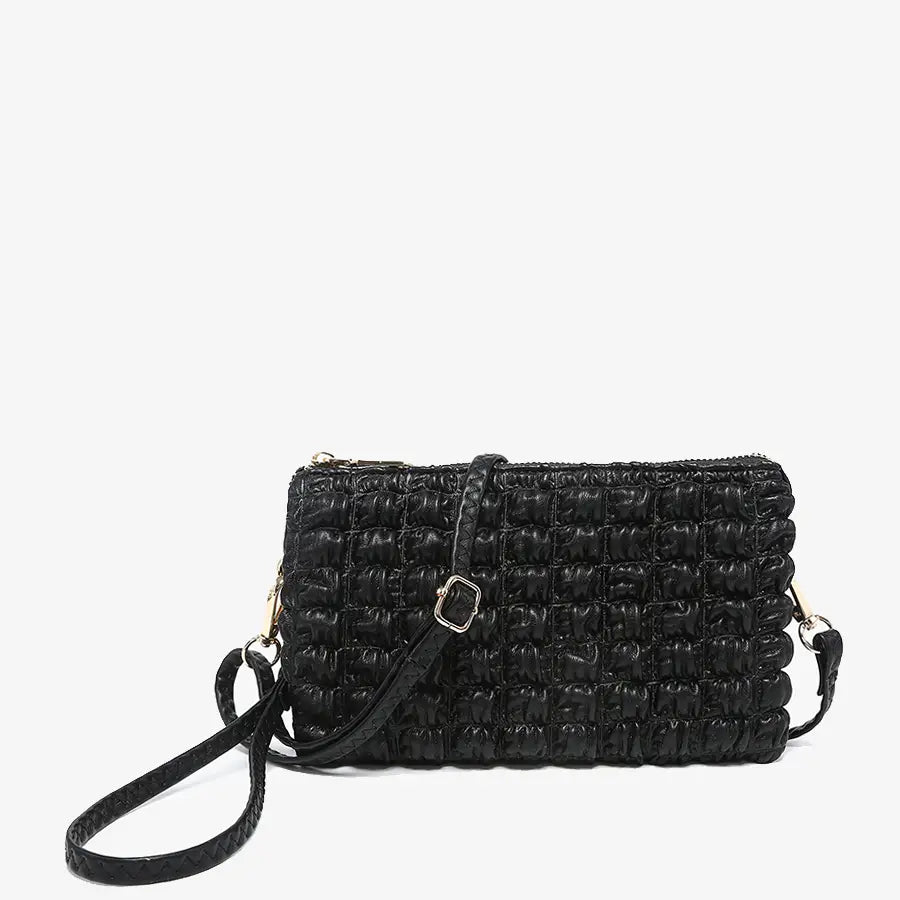 Riley Black Puffer Crossbody