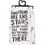 Good Friends Are Like Stars Kitchen Towel
