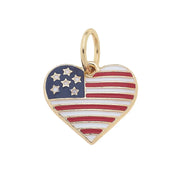 I Heart America Charm