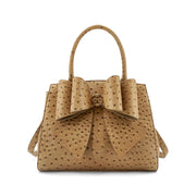 Colette Ostrich Bow Satchel