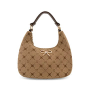 Gigi Taupe Bow Bag