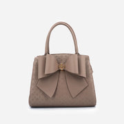 Chrissy Khaki Bow Satchel
