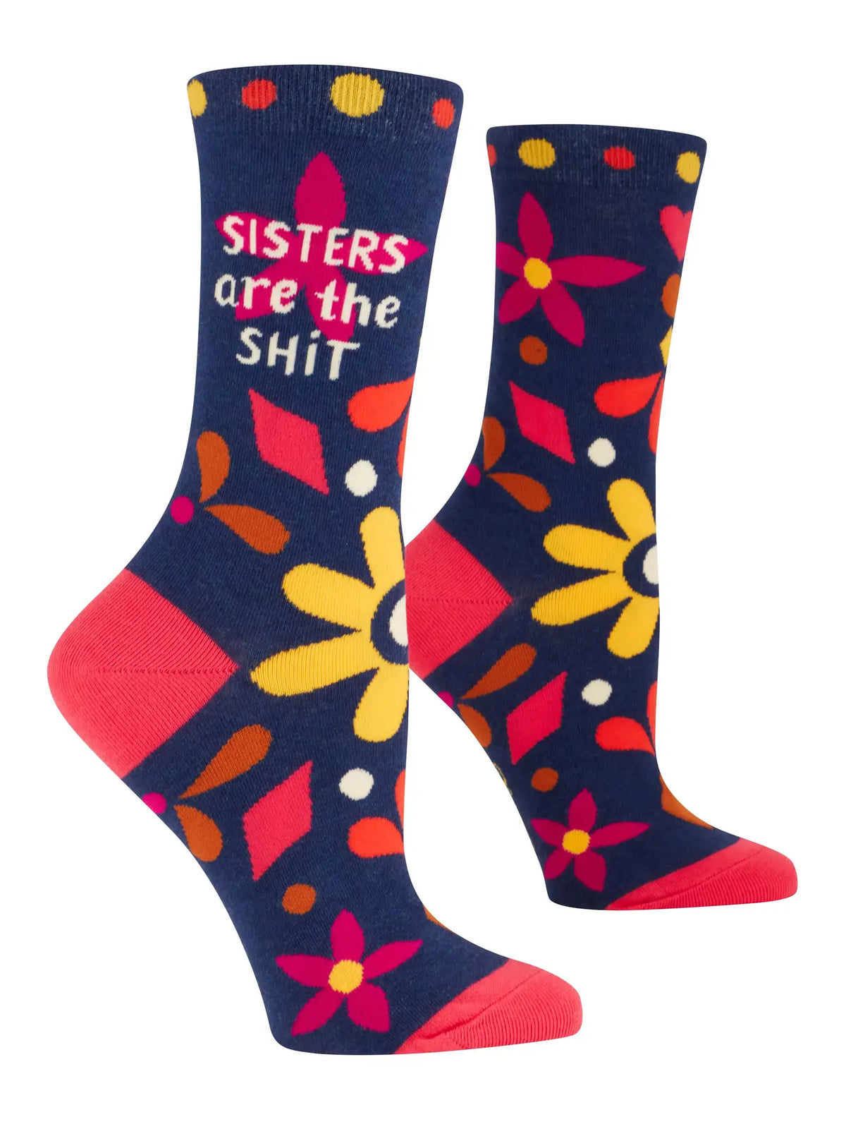 Sisters Are The Shit Crew Socks