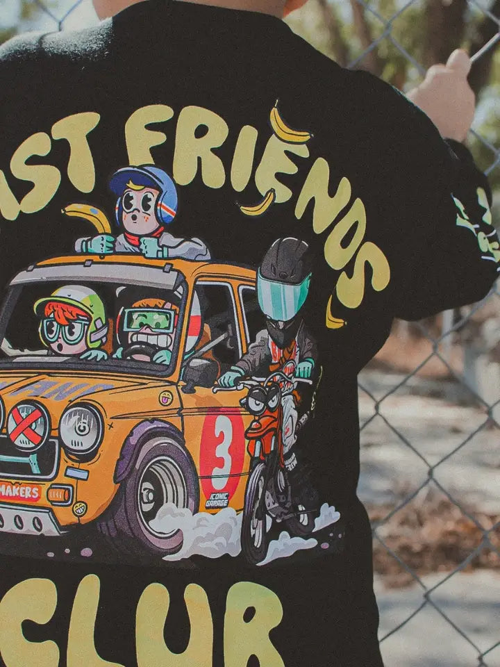 Fast Friends Club Long Sleeve Tee