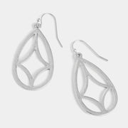 Silver Framed Teardrops