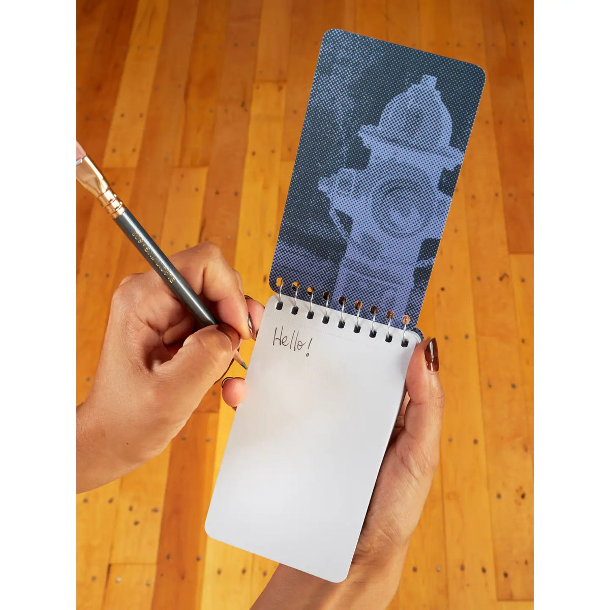Go With The Flow 3x5 Spiral Notebook