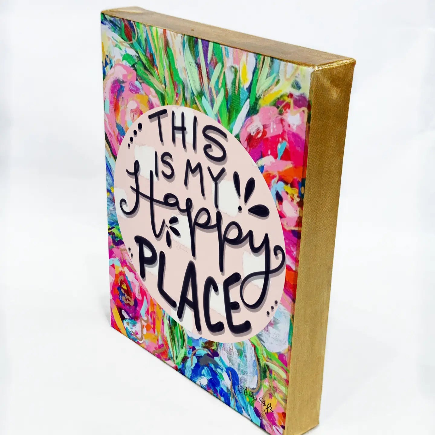 Happy Place Canvas Art
