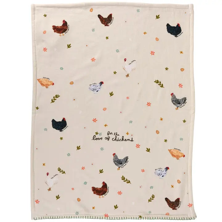 Love Of Chickens Kitchen Towel