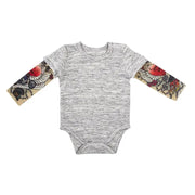Gray Tattoo Snap Shirt