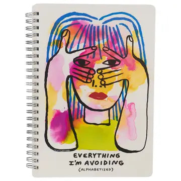 Everything Avoiding 6x8 Spiral Notebook