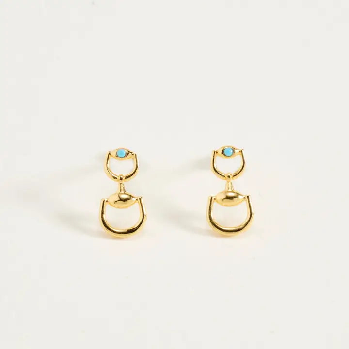 Bit & Turquoise Earrings
