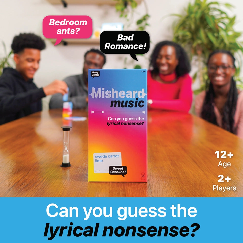 Misheard Music Party Card Game
