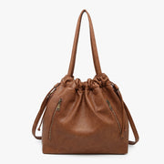 Finley Brown Drawstring Tote