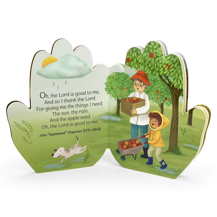 God Is Good Praying Hands Shaped Board Book