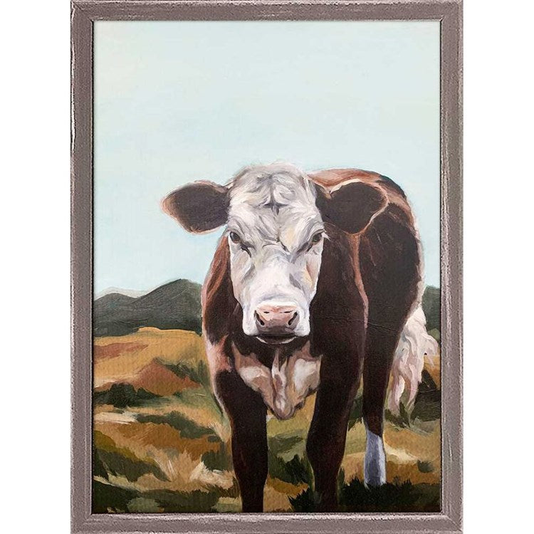 Country Life - Hank, Mini Framed Canvas