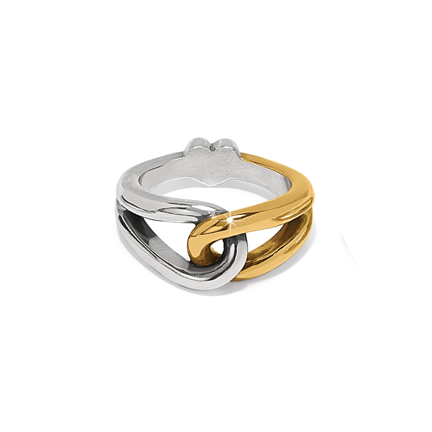 Interlok Curve Two Tone Ring