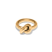 Interlok Single Knot Gold Ring