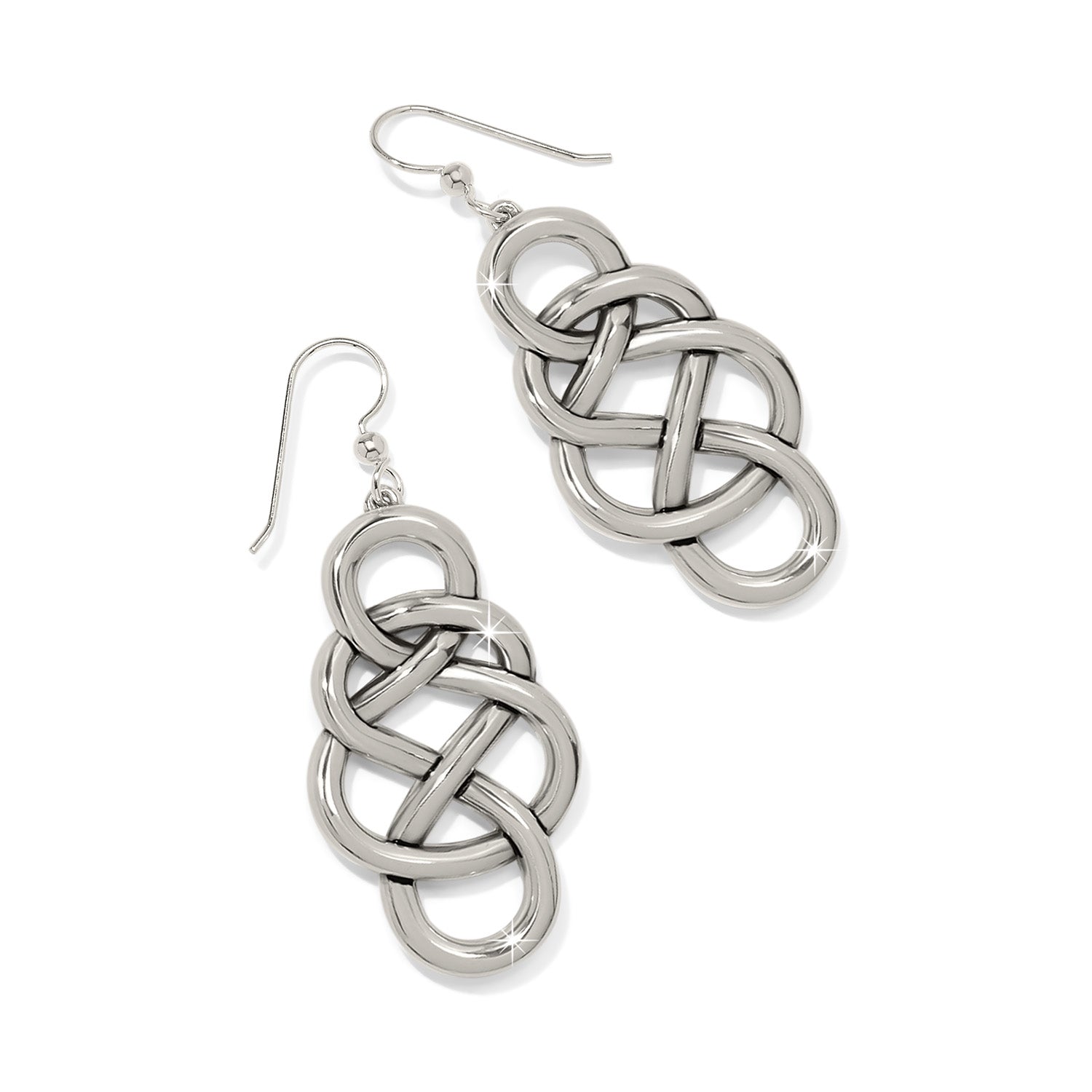 Interlok Braid French Wire Earrings