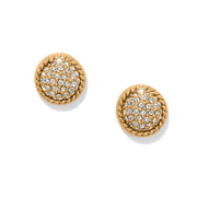 Illumina Celeste Gold Dome Post Earrings