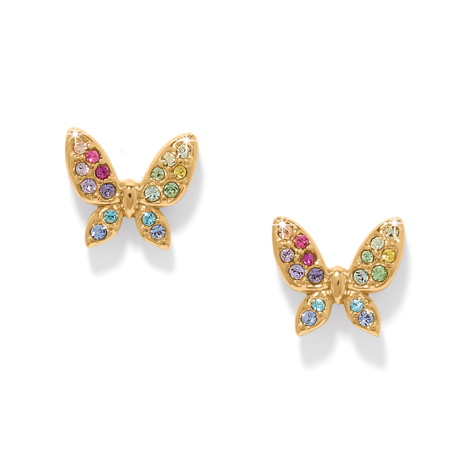 Enchanting Gem Butterfly Earrings