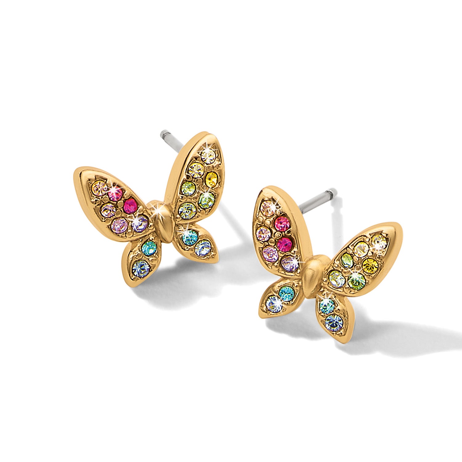 Enchanting Gem Butterfly Earrings