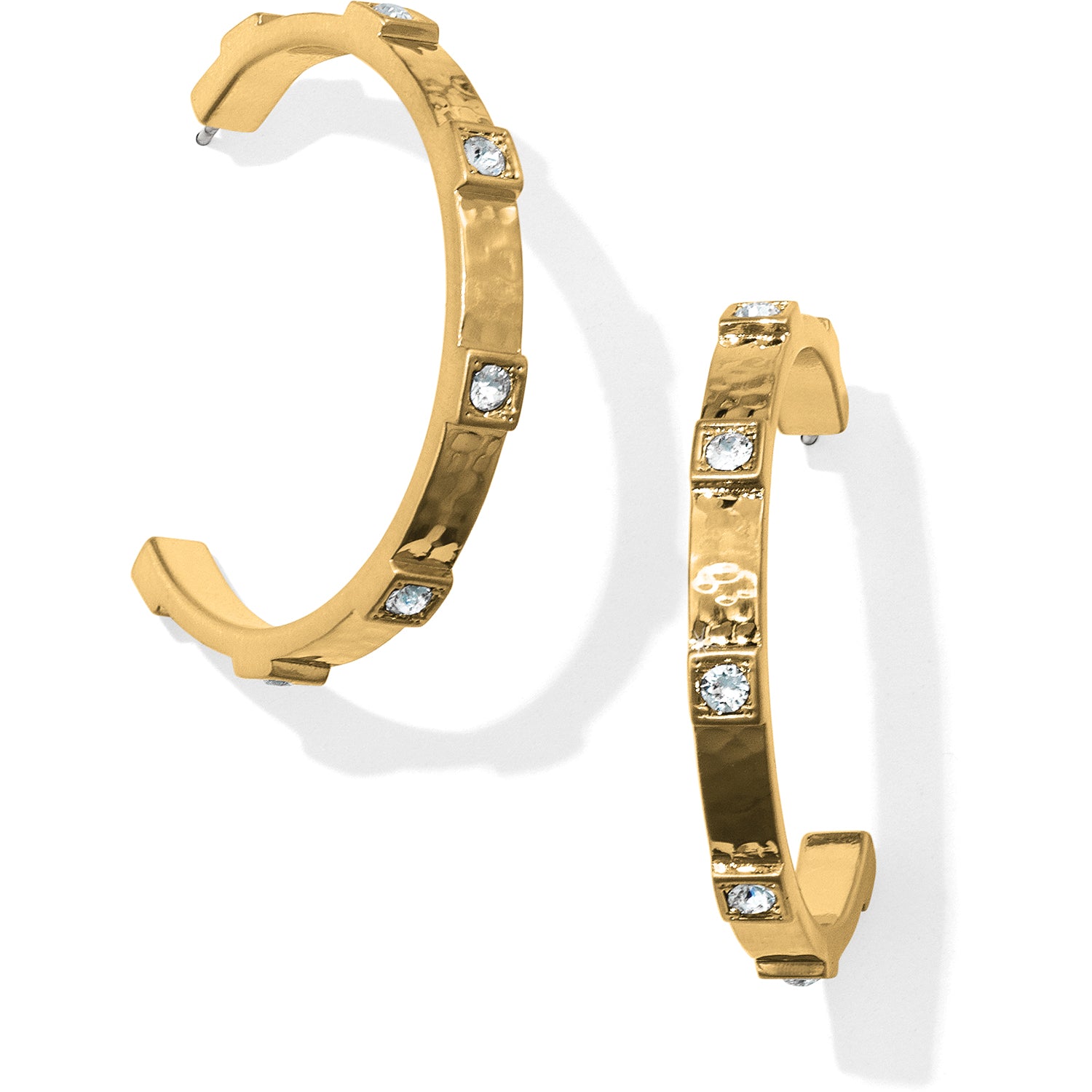 Meridian Zenith Gold Station Hoop Earrings