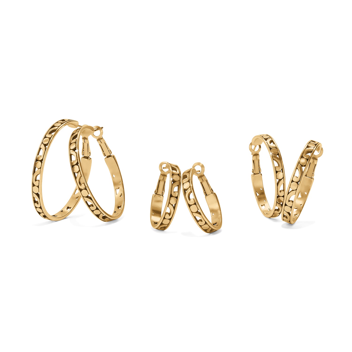 Contempo Gold Small Hoop Earrings