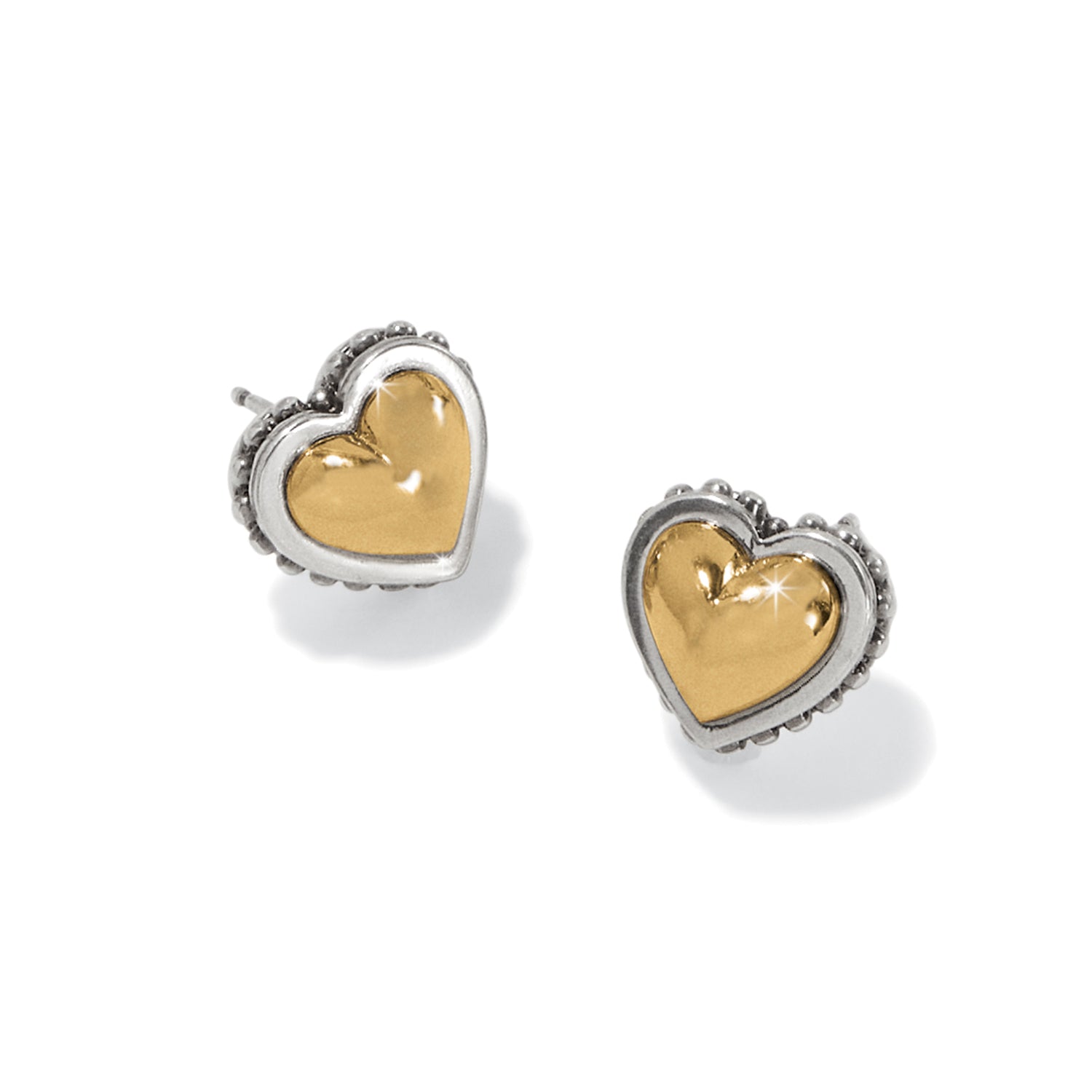 Pretty Tough Gold Petite Heart Post Earrings